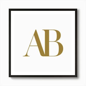 Ab Logo 5 Art Print