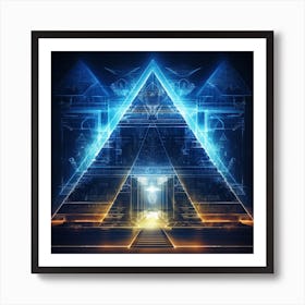 Egyptian Pyramid 2 Art Print