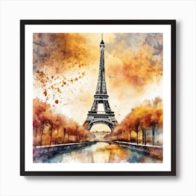 Paris Eiffel Tower 7 Art Print