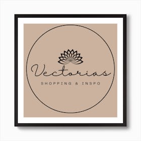 Vectorias Shopping And Inspiration Art Print