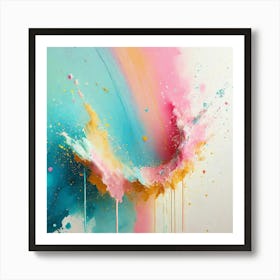 Splash Of Excitement Art Print