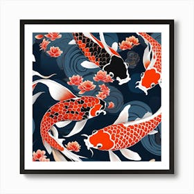 Koi Fish 9 Art Print