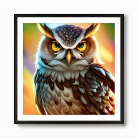 Owl 5 Art Print