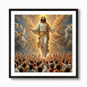 Jesus Return Ai  Art Print