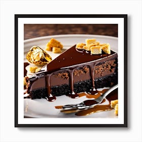 Chocolate Cake Art Print