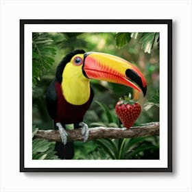 Toucan Stock Videos & Royalty-Free Footage Art Print