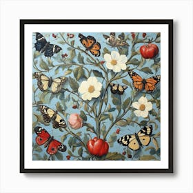 Butterfly Tree Art Art Print