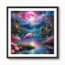 Flamingo Art Print