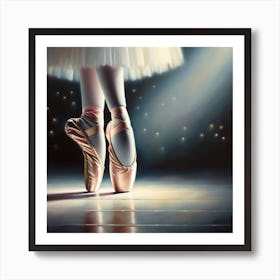 Ballet Shoes Art Print
