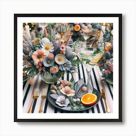 Table Setting Art Print