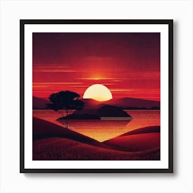 Sunset 9 Art Print