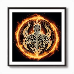 Artiphoria Sagittarius, Maori V (2) Art Print