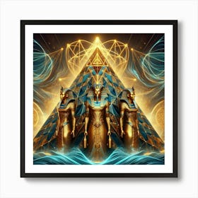 Sacred Symbols: Decoding the Magic of Ancient Egypt" Art Print