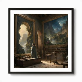 Beauty And The Beast art print paintings Art Print