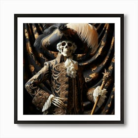 Skeleton 9 Art Print