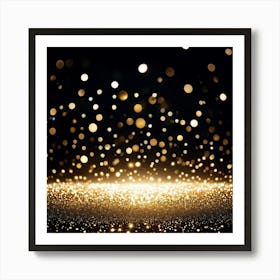 Abstract Pattern Of Bling And Glittering Diamonds Evoking A Magical Cosmic Party Atmosphere With R (2) Art Print