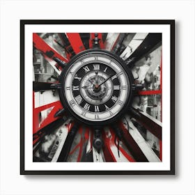 Clock - Clock Stock Videos & Royalty-Free Footage Art Print