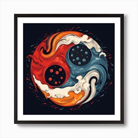 Yin Yang 14 Art Print