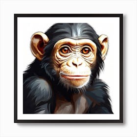 Chimpanzee Art Print