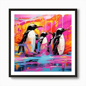 Penguins 6 Art Print