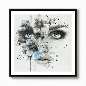 Blue Eyes 1 Art Print