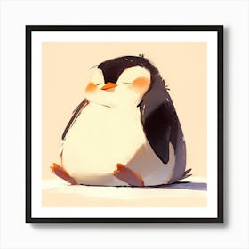 Cute Penguin Art Print