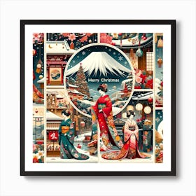 Christmas in Japan Culture 1 Art Print