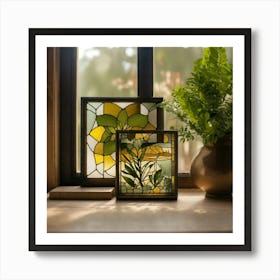 Stained Glass Window 2 Art Print