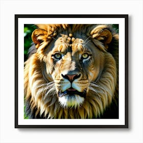 Lion photo 2 Art Print