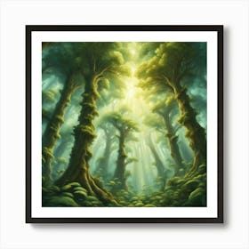 Fantasy Forest 20 Art Print