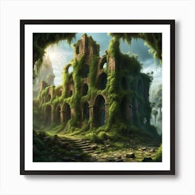 Lost to nature Art Print