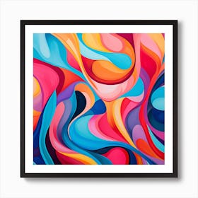 Abstract By Person Art Print