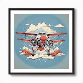 Airplane In The Sky 3 Poster