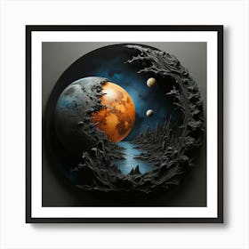 'Moonscape' Affiche