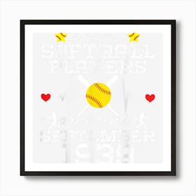 85 Year Old Birthday In September 1939 Best Softball Players Art Print