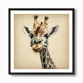 Giraffe 120 Art Print