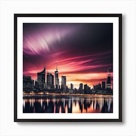 New York City Skyline 34 Art Print