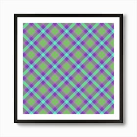 Plaid Fabric 133 Art Print