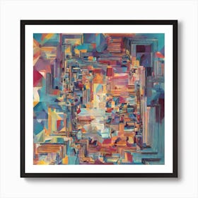 Abstract Painting 9 Art Print