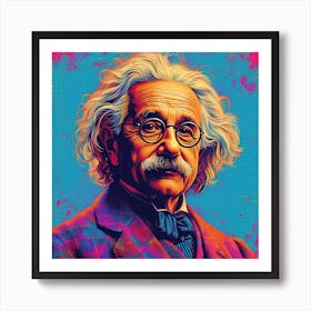 Albert Einstein 19 Art Print