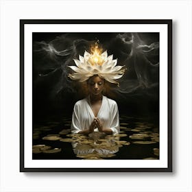 Lotus Flower Art Print