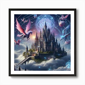 Fairytale Castle 10 Art Print