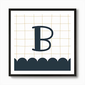 Letter B Art Print