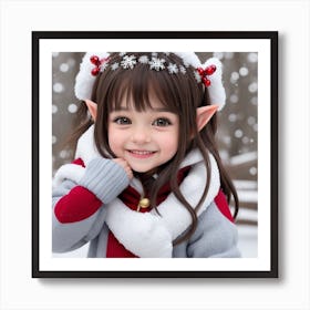 Little Elf Arielle Art Print