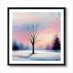 Ii Winter Landscape Canvas Print Art Print