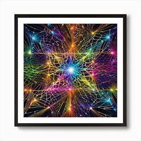 Abstract Psychedelic Art 5 Art Print