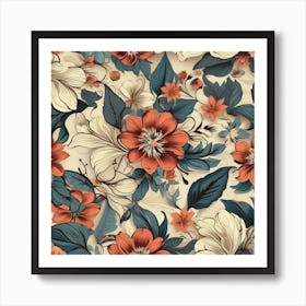 Floral Pattern Art Print