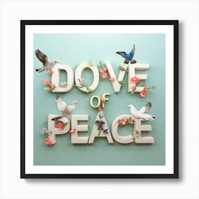 Dove Of Peace 1 Art Print