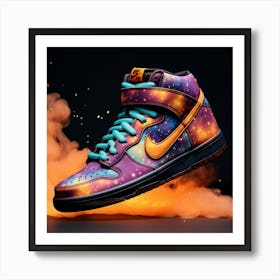 Nike Dunk High Galaxy 4 Art Print