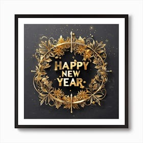 Happy New Year 61 Art Print